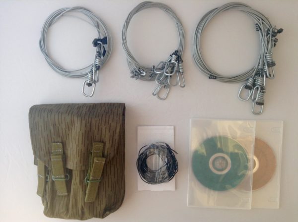 Buckshot's Emergency Snare Kit, Survival Snaring DVD & Advanced Survival Snaring DVD