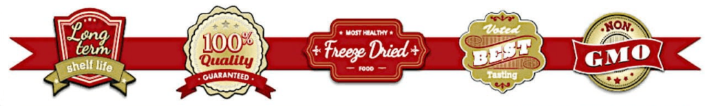 legacy foods emergency bulk freeze dried foods