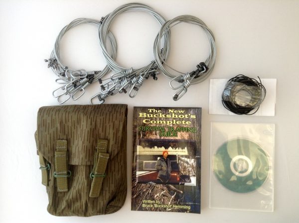 Buckshot's Emergency Snare Kit, Survival Snaring DVD & Buckshot's Complete Survival Trapping Guide